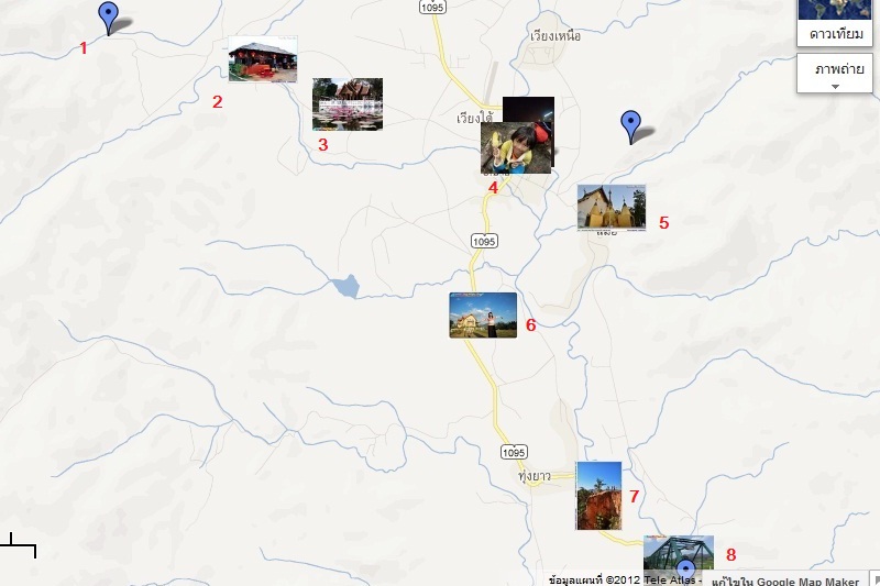 แผนที่ท่องเที่ยวอำเภอปาย