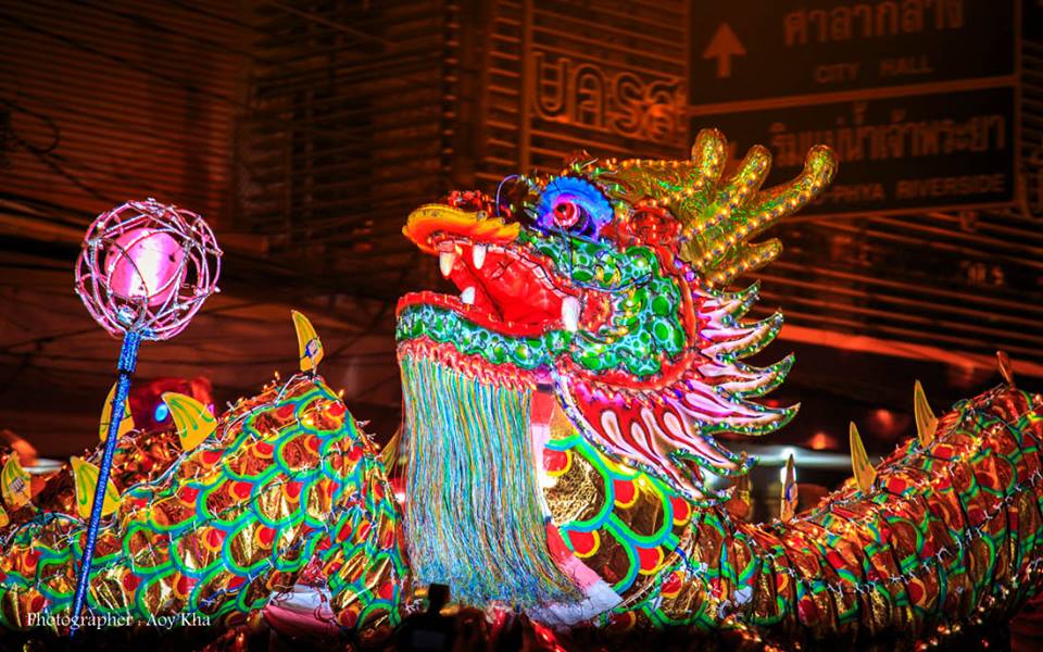 celebrating Pak Nam Pho Chinese New Year festivals 102 th in 2018