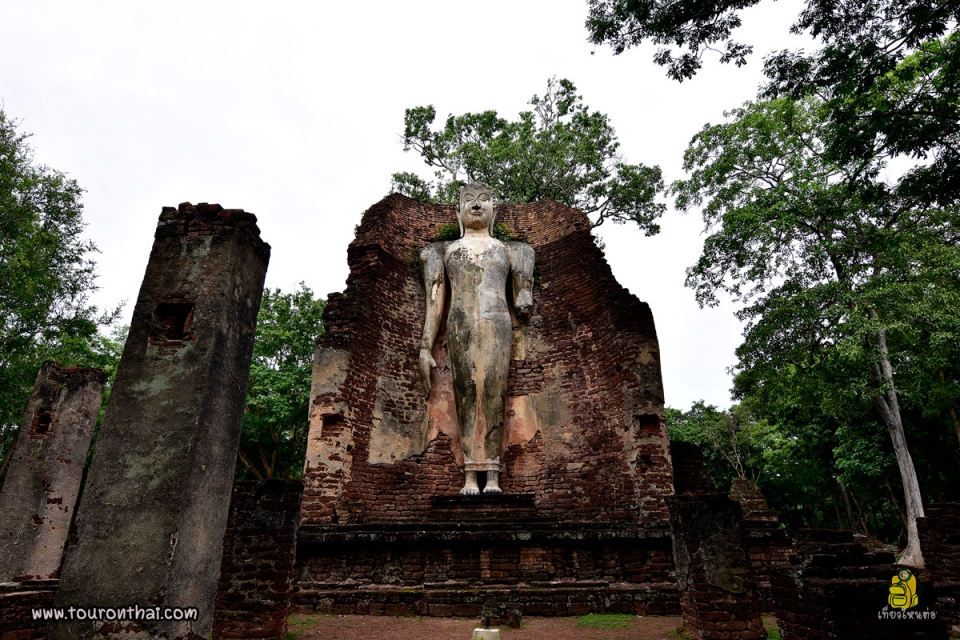 Wat Phra Si Ariyabot,วัดพระสี่อิริยาบถ-อุทยานประวัติศาสตร์กำแพงเพชร