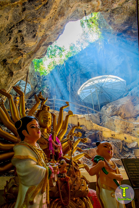 Wat Ban Tham,วัดบ้านถ้ำ กาญจนบุรี