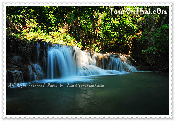 Huai Mae Khamin Waterfall,น้ำตกห้วยแม่ขมิ้น กาญจนบุรี