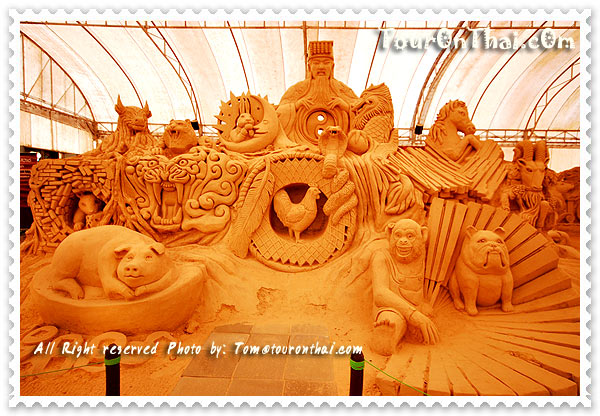 Thailand Sand Sculpture,ปั้นทรายโลก(ปราสาททราย) ฉะเชิงเทรา