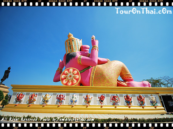 Wat Saman Rattanaram (Giant Reclining Ganesha),พระพิฆเณศวรปางนอนเสวยสุขวัดสมานรัตนาราม