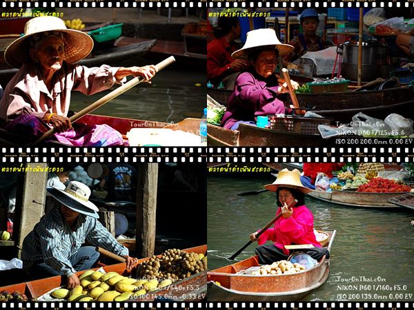 Damnoen Saduak Floating Market,ตลาดน้ำดำเนินสะดวก ราชบุรี