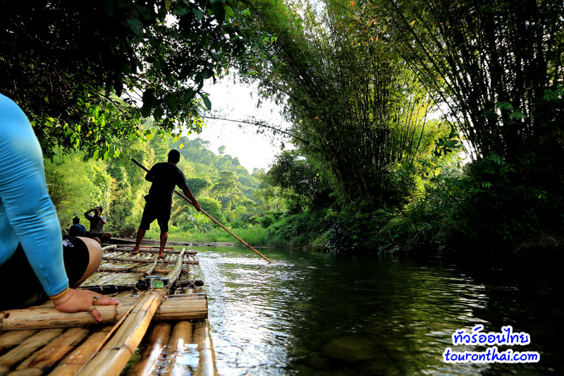 Bamboo rafting Khao Lak, Phangnga,ล่องแพไม้ไผ่ วังเคียงคู่ เขาหลักพังงา