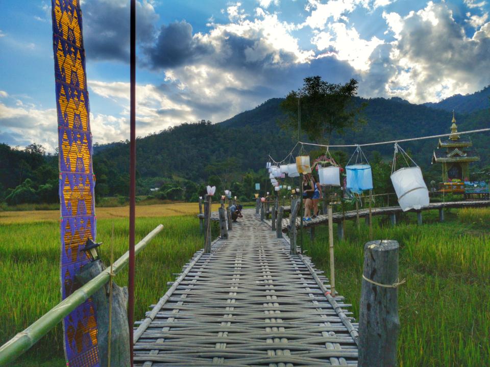 ,Bamboo Bridge in Pai