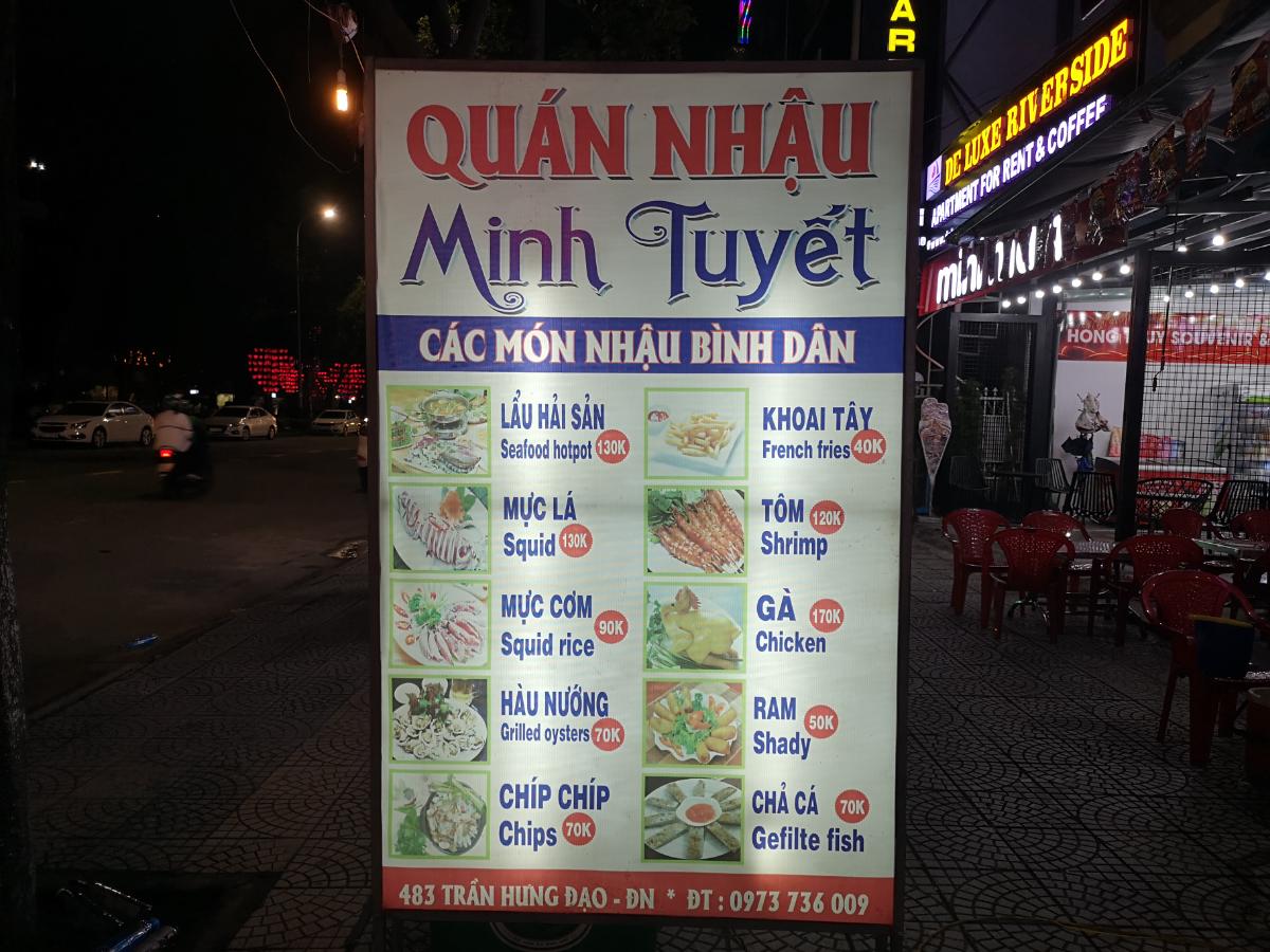 ,Quan Nhau Minh Tuyet food